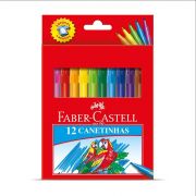 Caneta Hidrográfica 12 cores - Faber Castell
