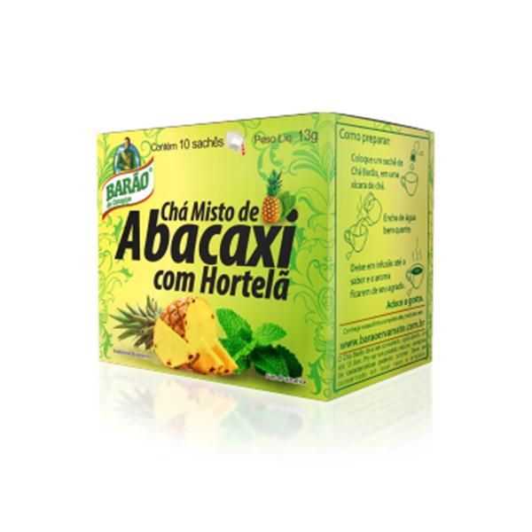 Chá de Abacaxi c/ Hortelã 10 Sachês Barão