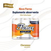 Papel Higiênico Folha Dupla 20m PT 12 RL Florax Premium