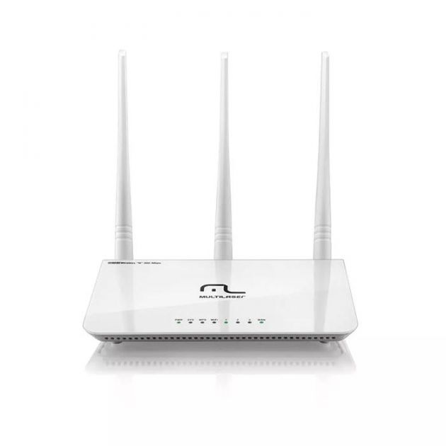 Roteador Wireless 300Mbps 2.4GHZ 3 Antenas RE0163 - Multilaser